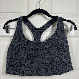 Athleta Women's Sports Bra Athletic Criss-Cross Back Gym Workout Large